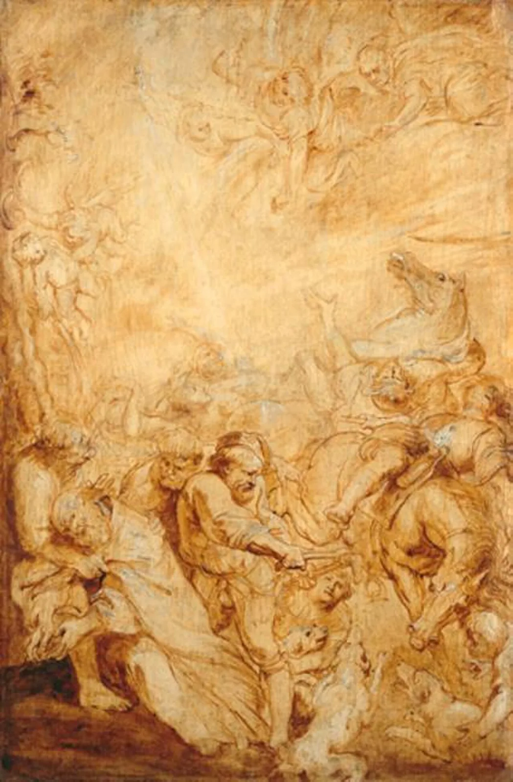 The Martyrdom of St Livinus (study)