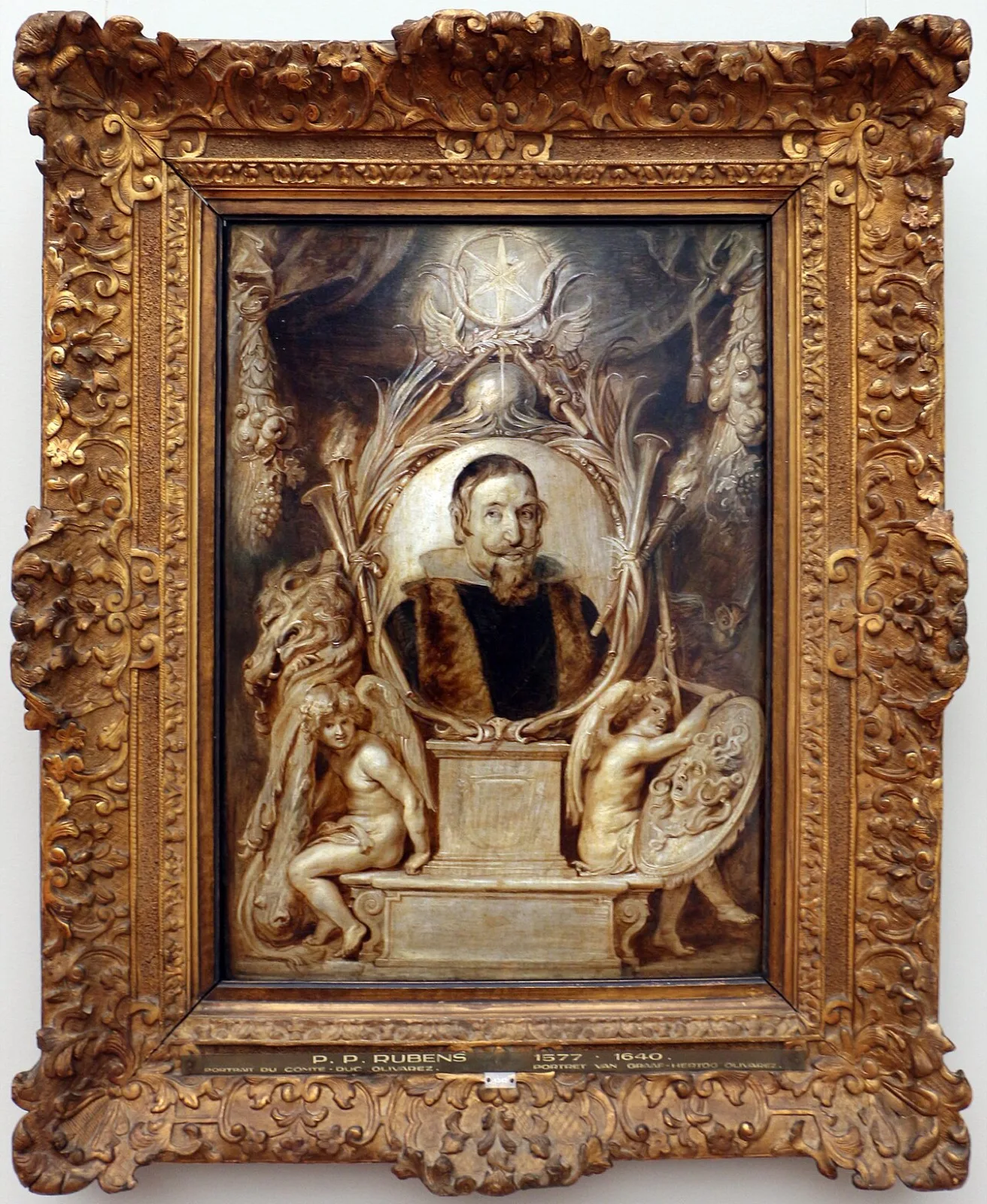 Portrait of Don Gasparo de Guzmàn y Pimentel, Count-Duke of Olivares, Duke of San Lucar de Barrameda