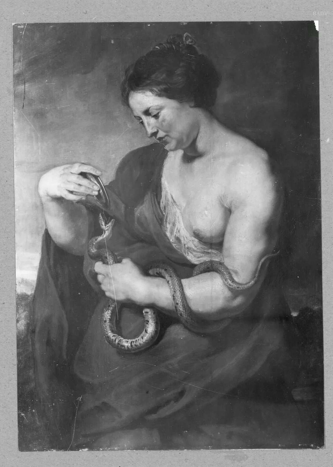 Woman with a snake (Hygeia or Cleopatra)