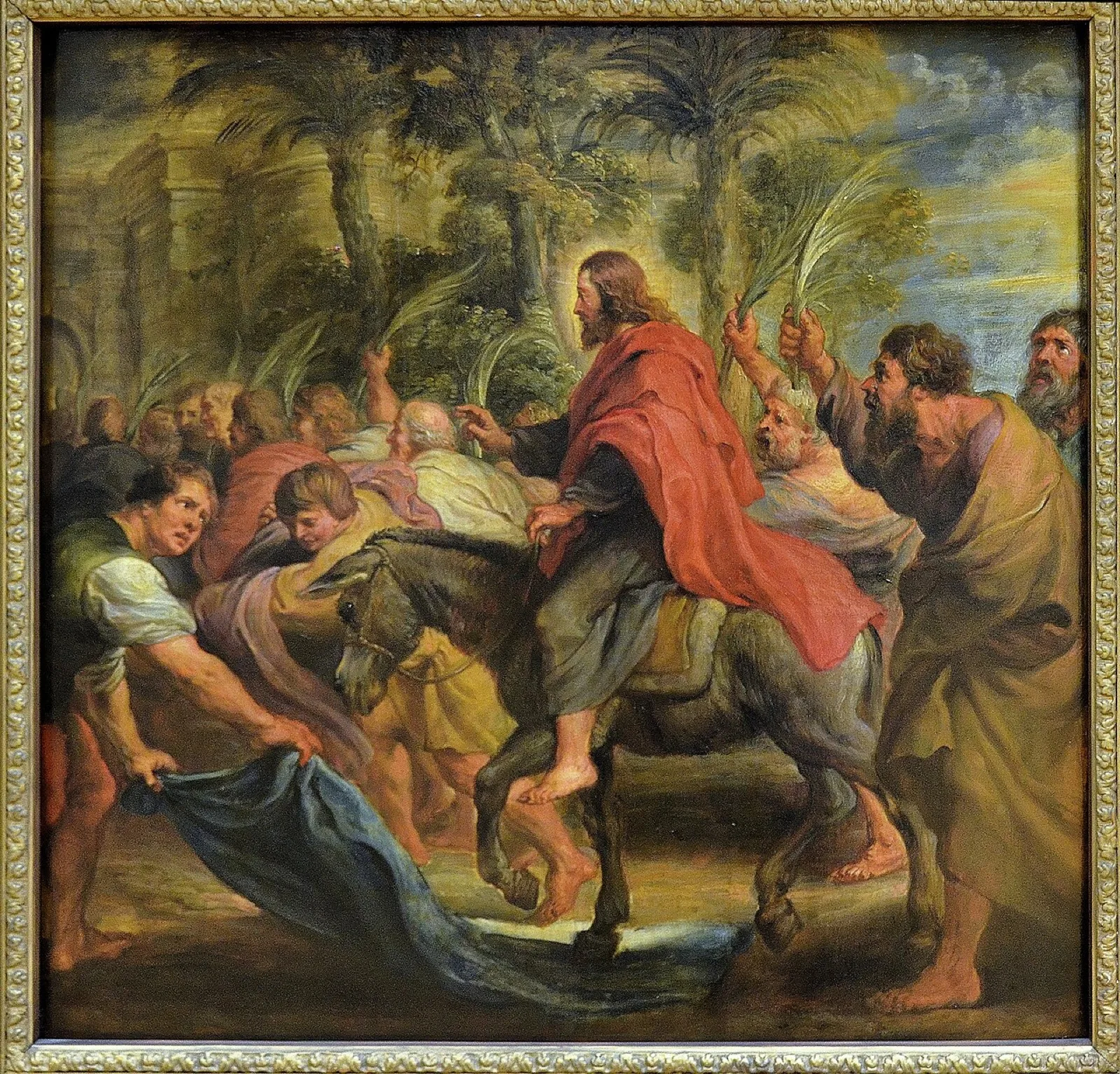 Christ enters Jerusalem