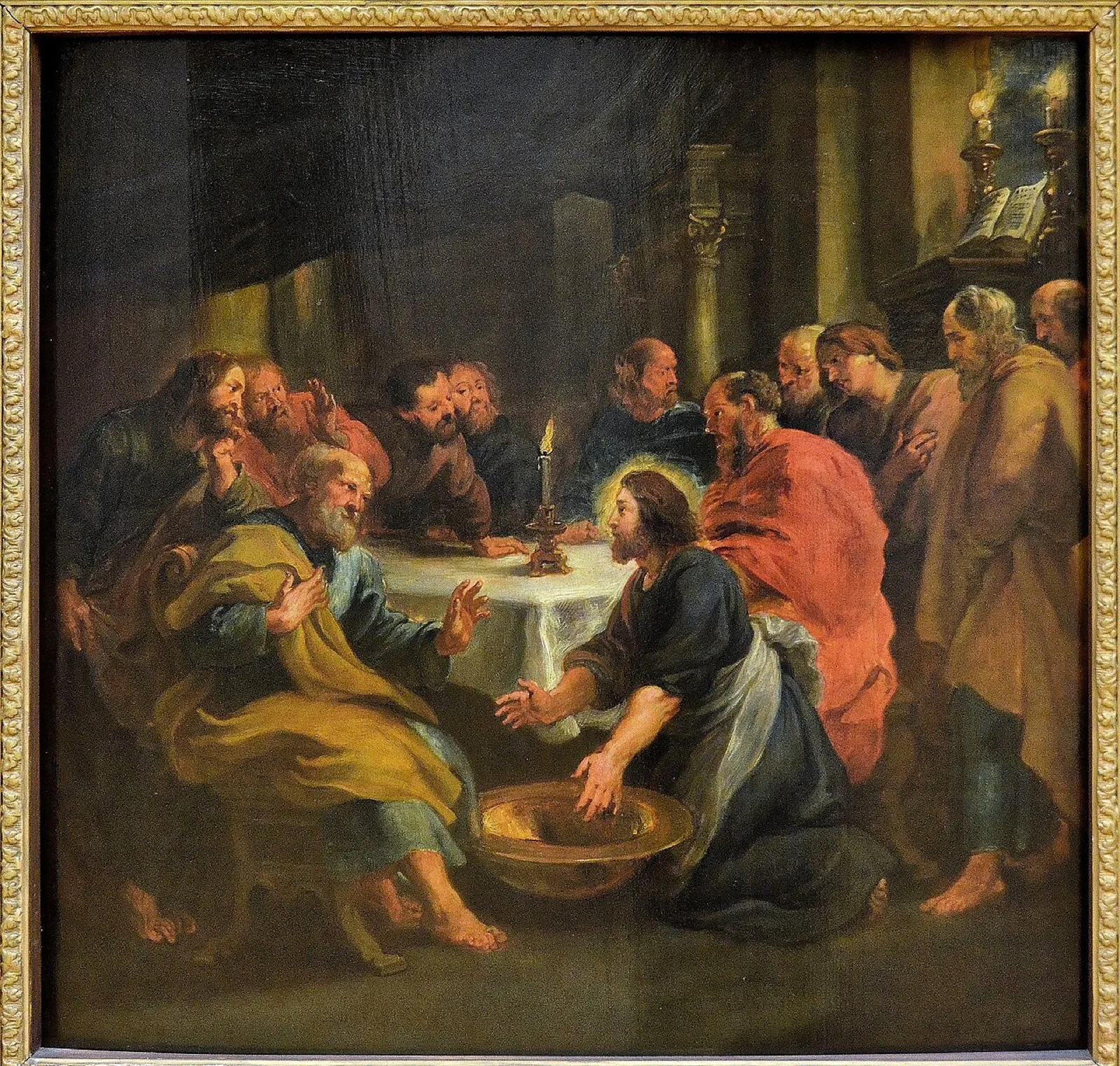 The foot washing