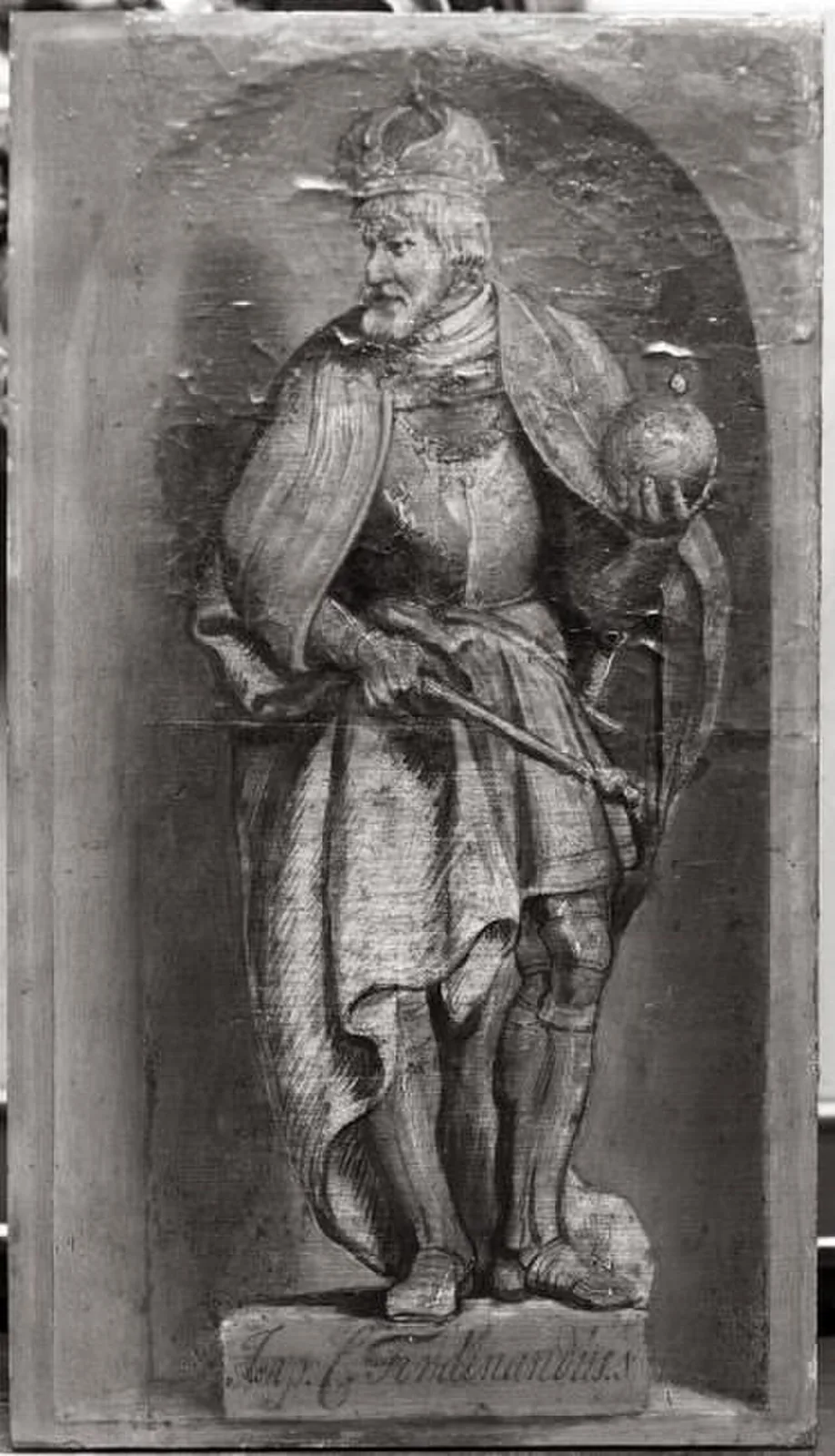 Statue of the emperor Ferdinand I
