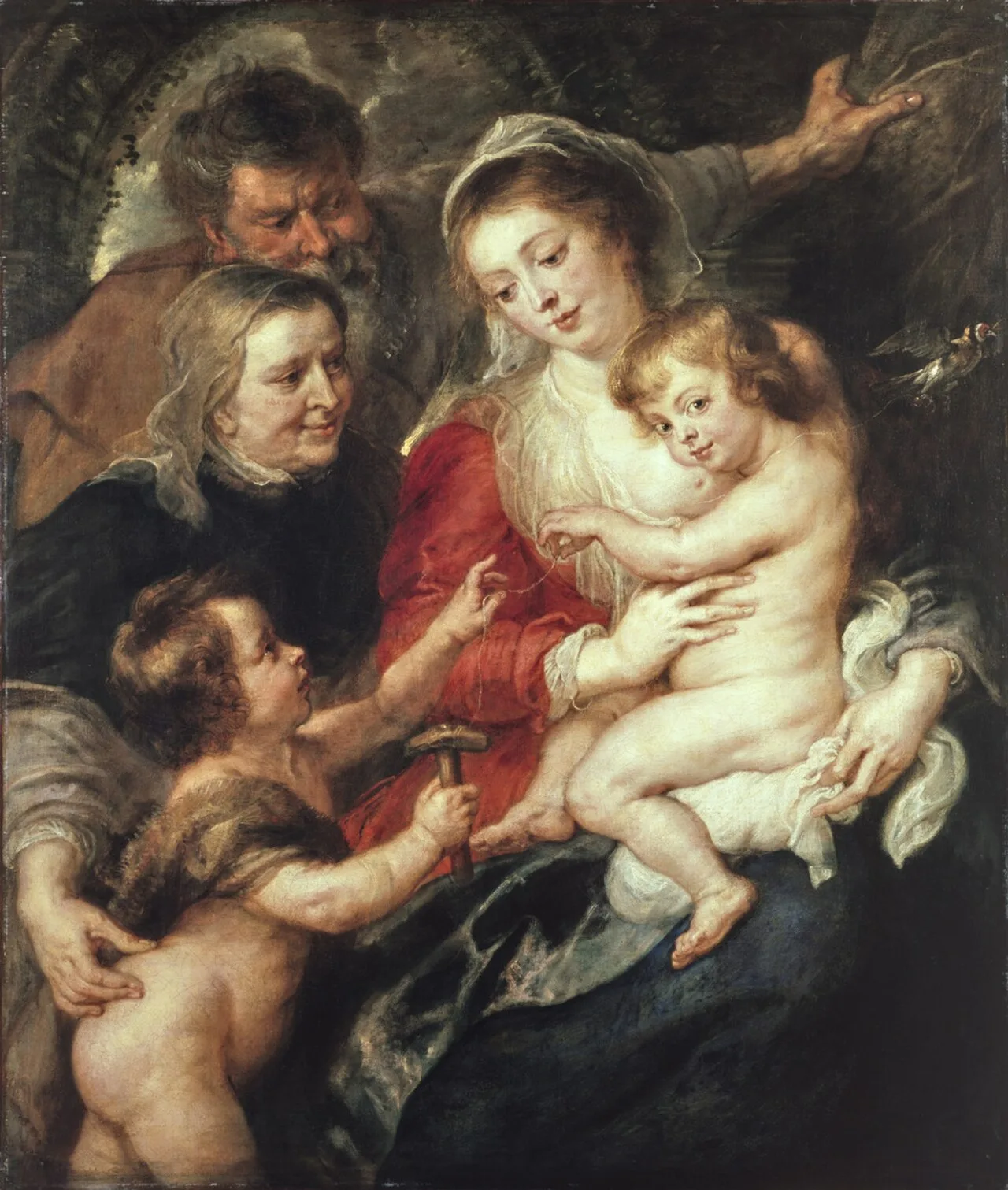Holy Family with Saints Elizabeth and John the Baptist