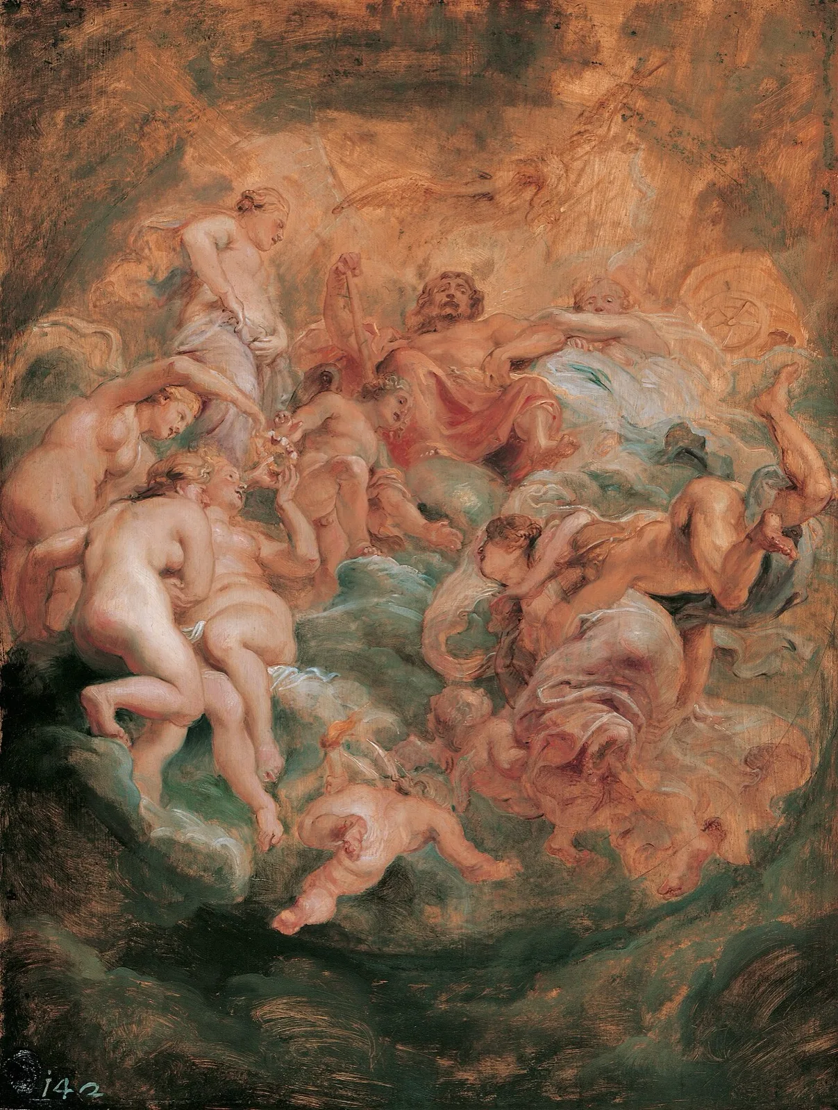 Psyche taken up into Olympus