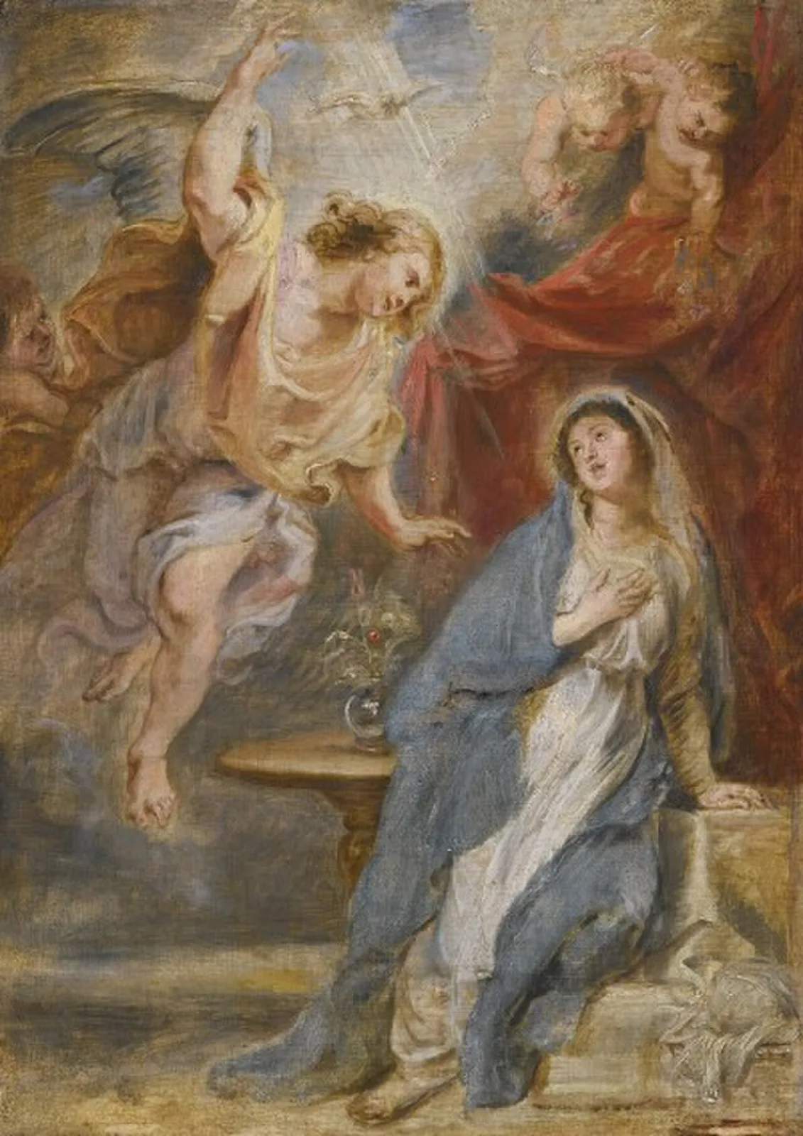 The Annunciation of the Virgin (sketch)