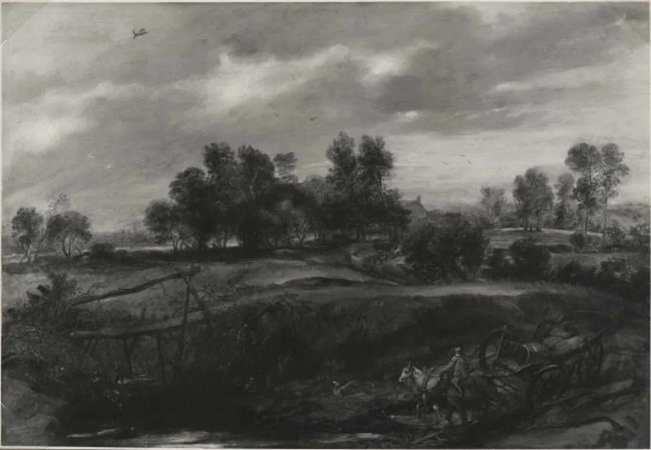 Landscape with a carriage
