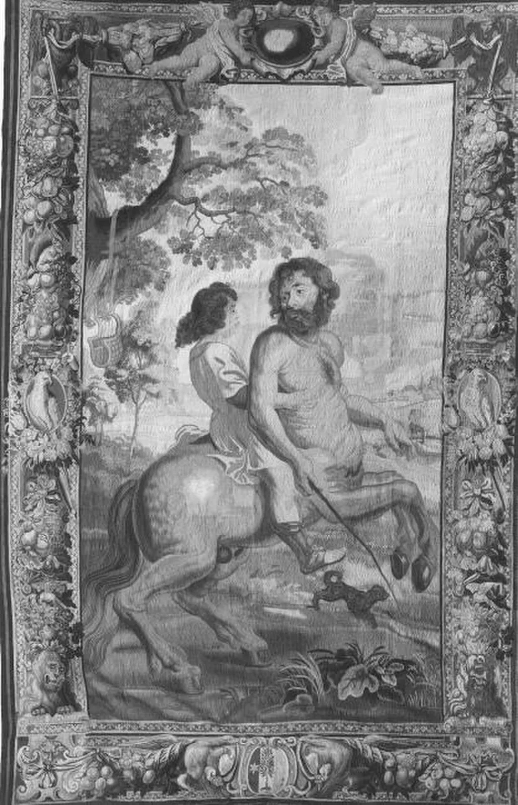 Achilles raised by Chiron