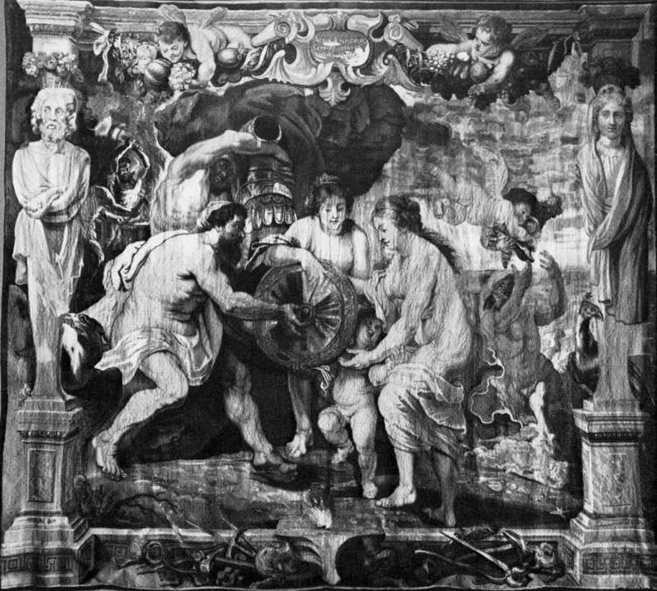 Thetis receiving armour for Achilles from Hephaestus (No. 2)