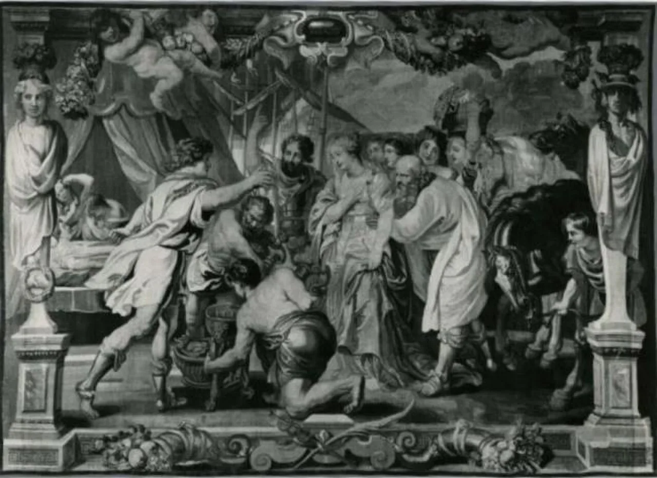 Briseis is brought back to Achilles