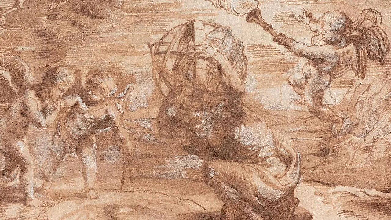 draft vignette for Opticorum libri sex by Franciscus Aguilon, circa