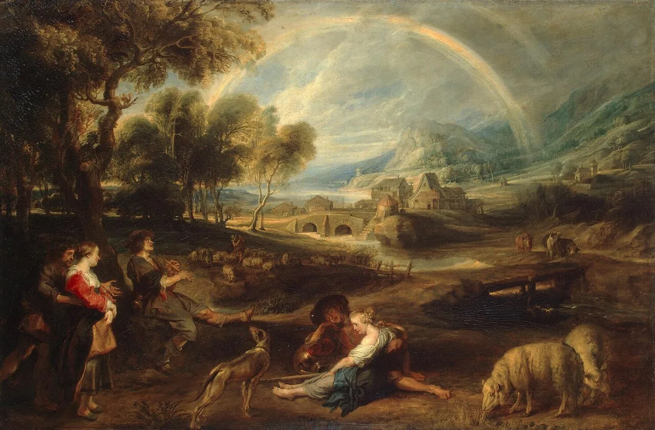 Landscape with a Rainbow (No. 2)
