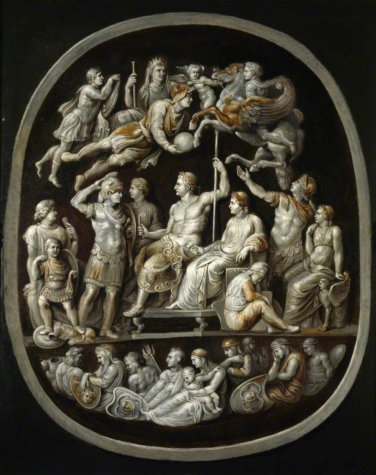 The 'Apotheosis of Germanicus': Copy after an antique Cameo (The 'Gemma Tiberiana')