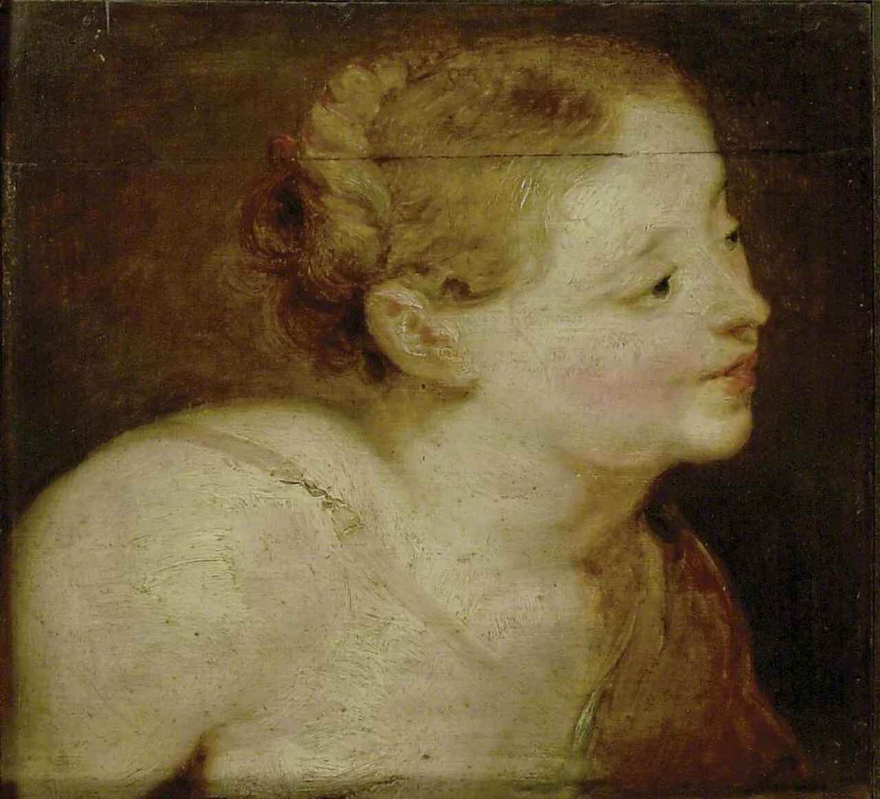 Head of a Huntress (Diana?)