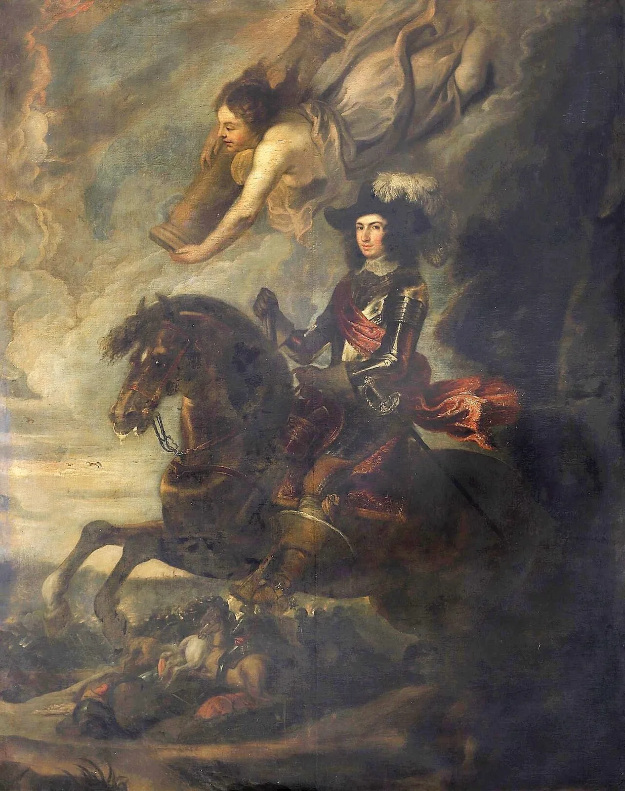 Equestrian portrait of Charles Colonna, Duke of Marsi