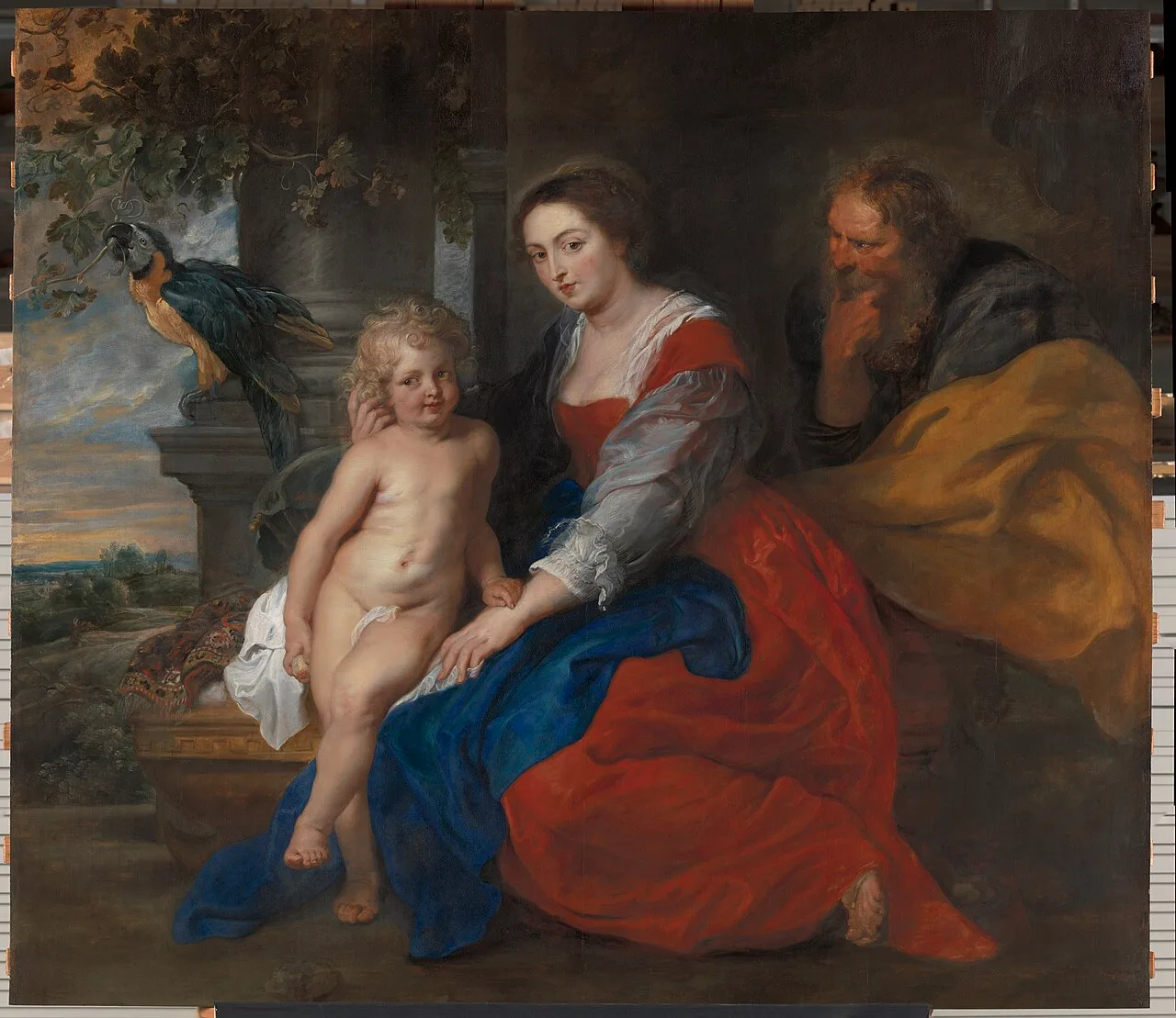 The Holy Family with the Parrot