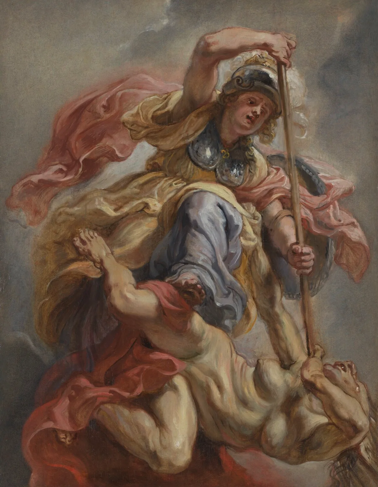 Minerva overcoming Ignorance