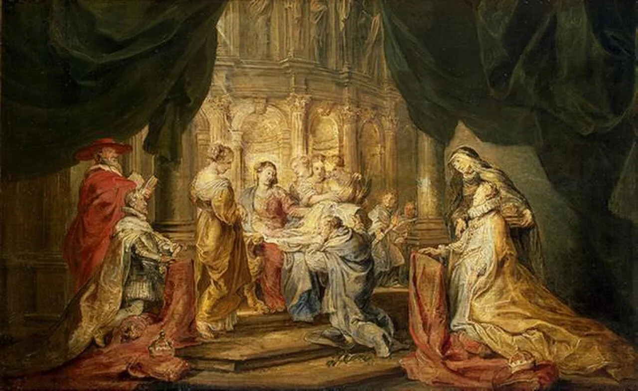 Vision of St Ildefonso