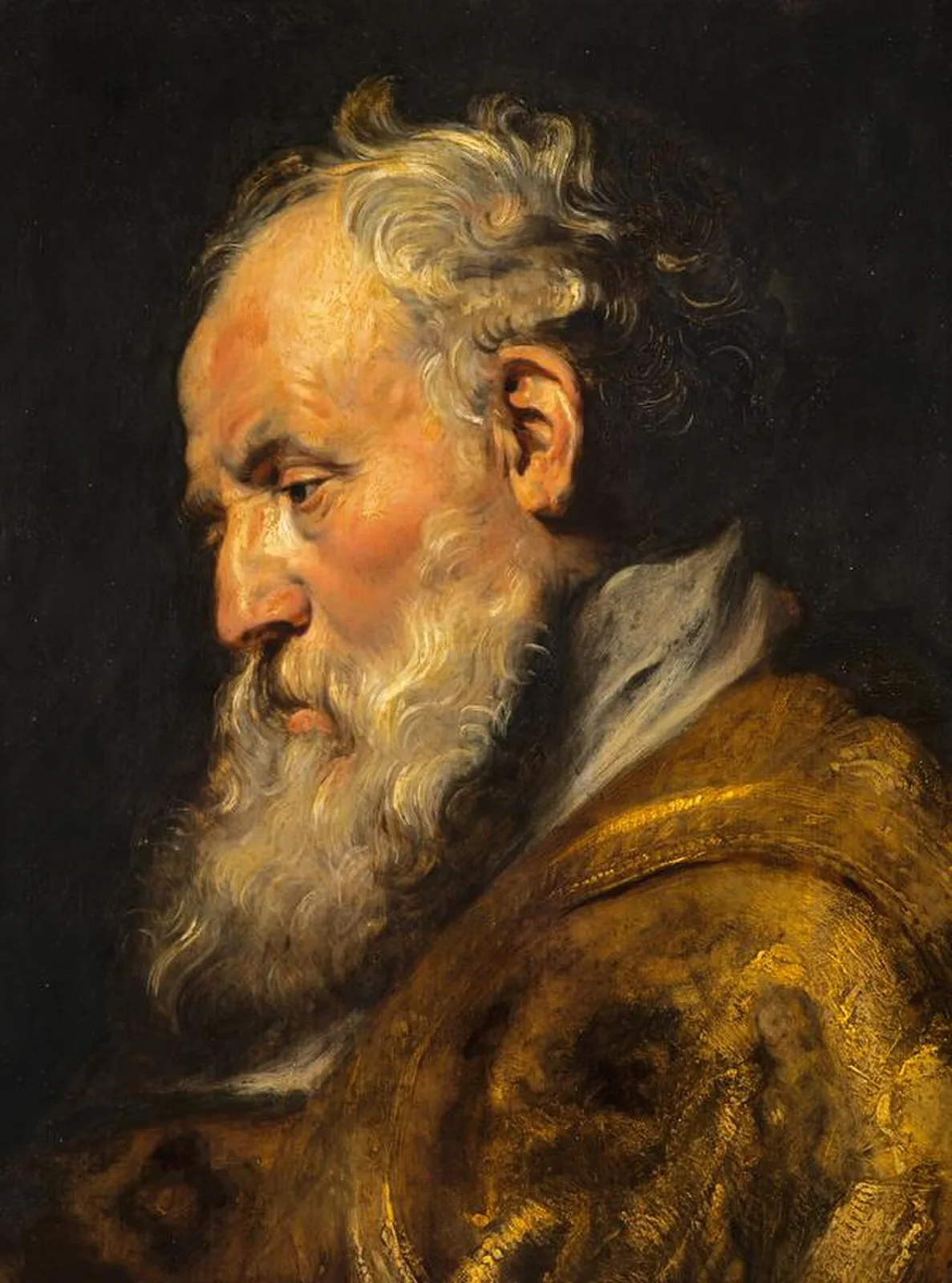A Study of a Head (Saint Ambrose)