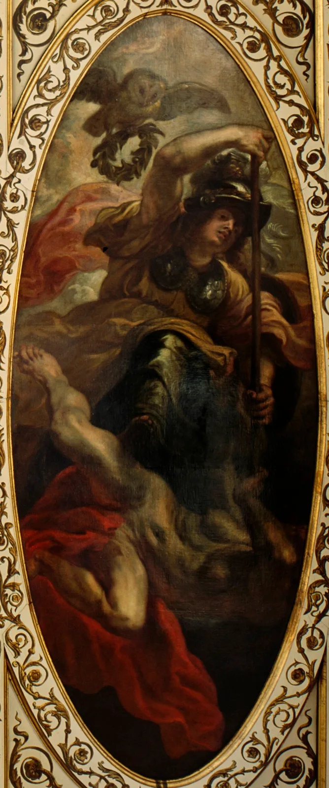 Minerva, or Wisdom striking Ignorance