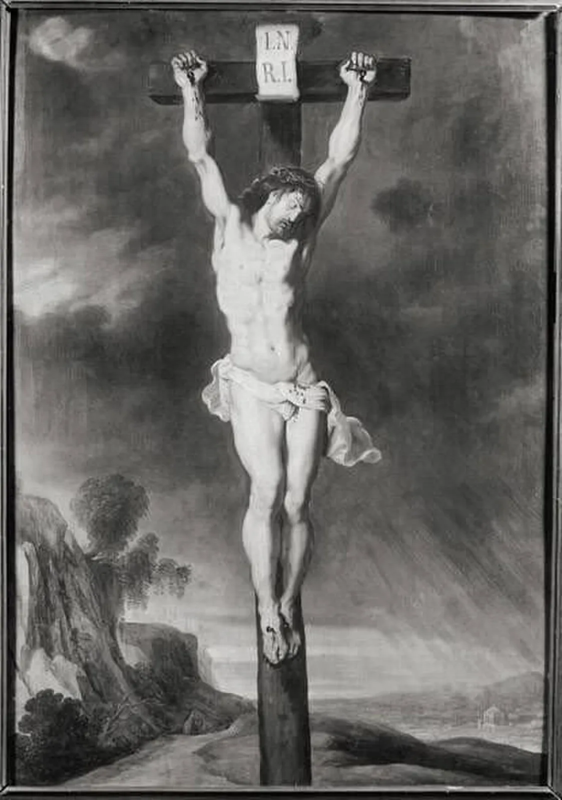 Christ dead on the cross