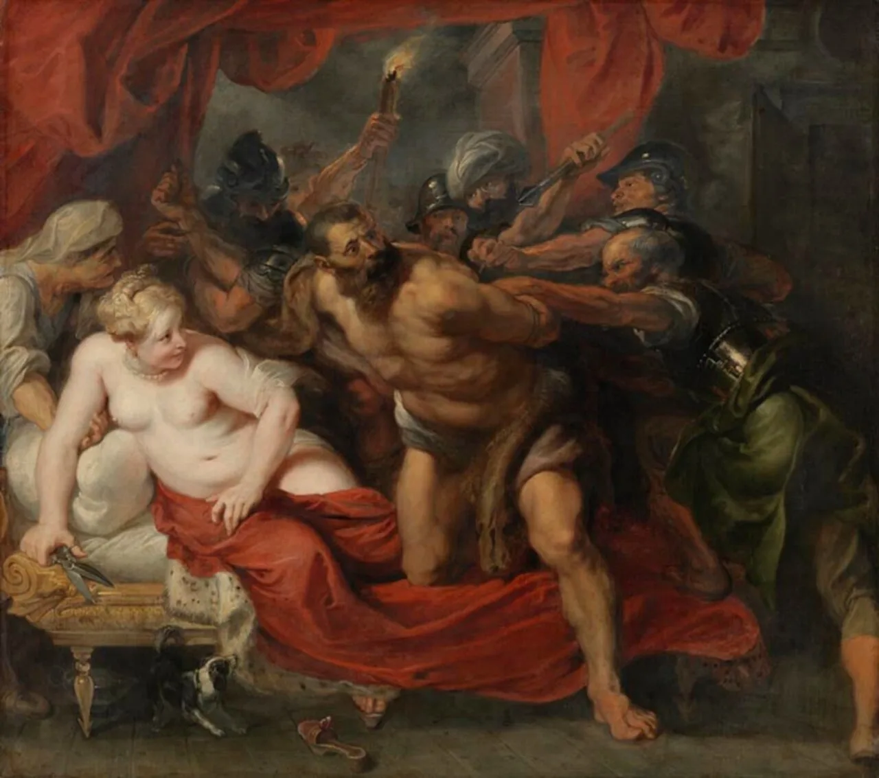 The capture of Samson (Judges 16:19-21), ca.