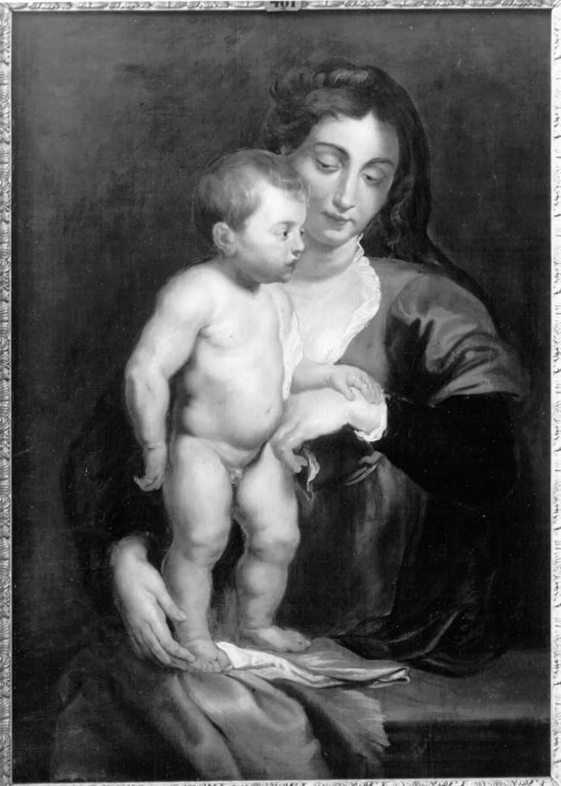 Madonna and Child (copy after left wing of Antwerp triptych)