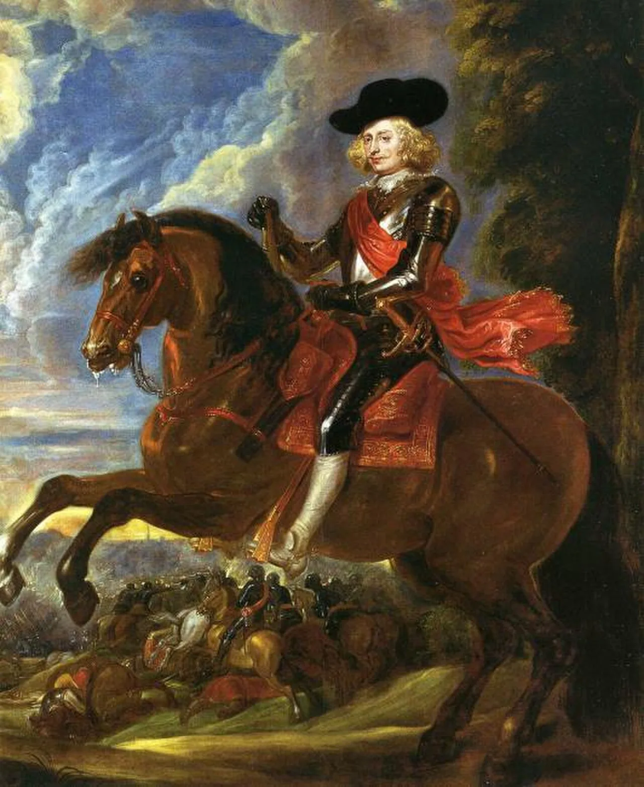 Archduke Ferdinand on a horse