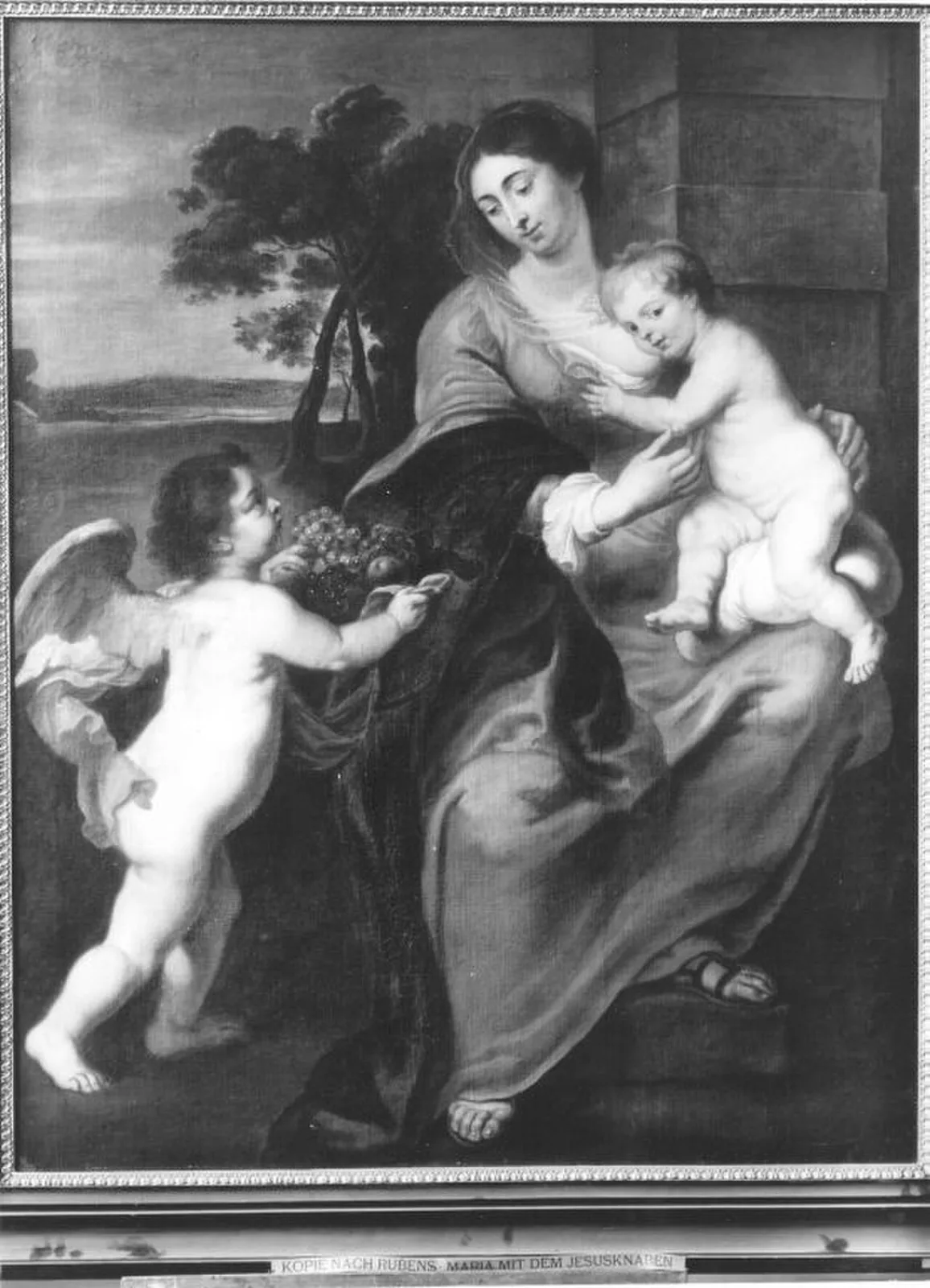 Maria mit Christuskind und einem Engel (Nachfolger)