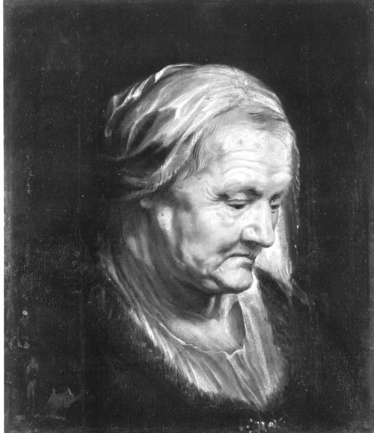 Kopfstudie einer alten Frau (Kopie nach)