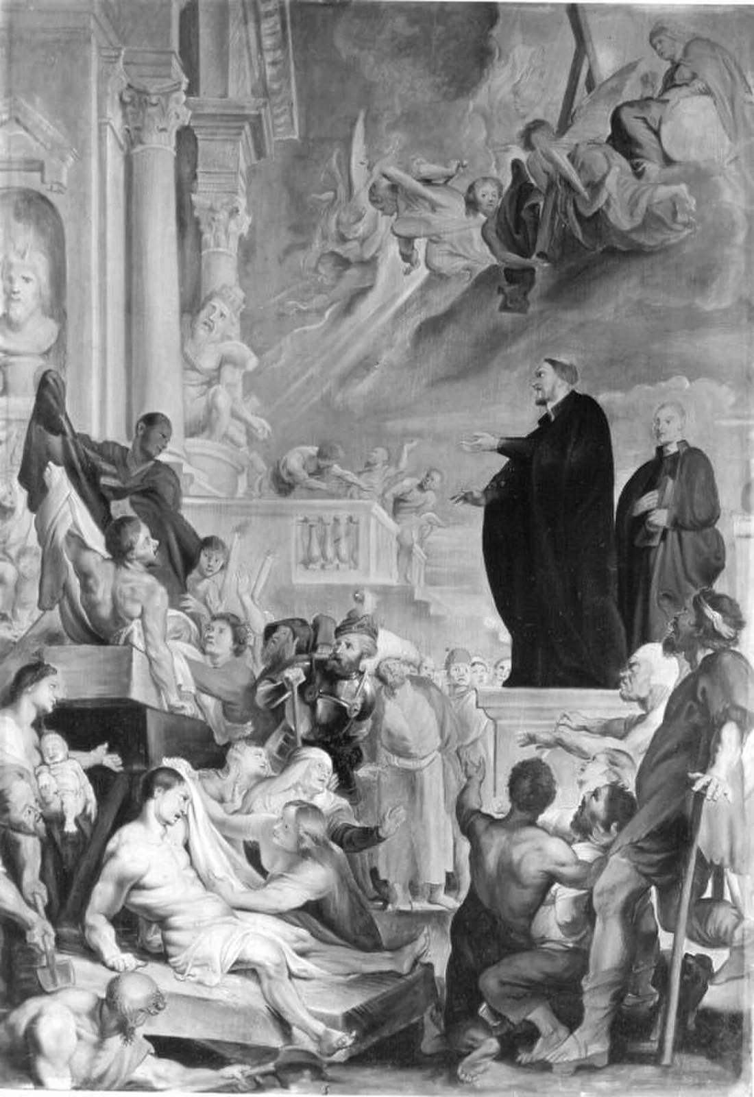 Saint Francis Xavier heals the sick