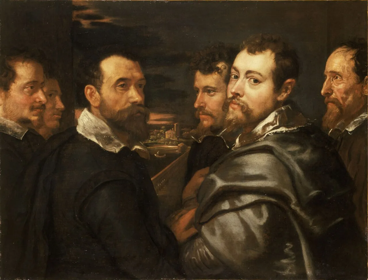 Self-Portrait in a Circle of Friends in Mantua
