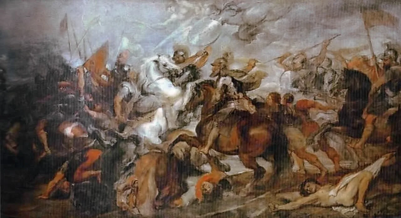 Henry IV at the Battle of Ivry, 14 March