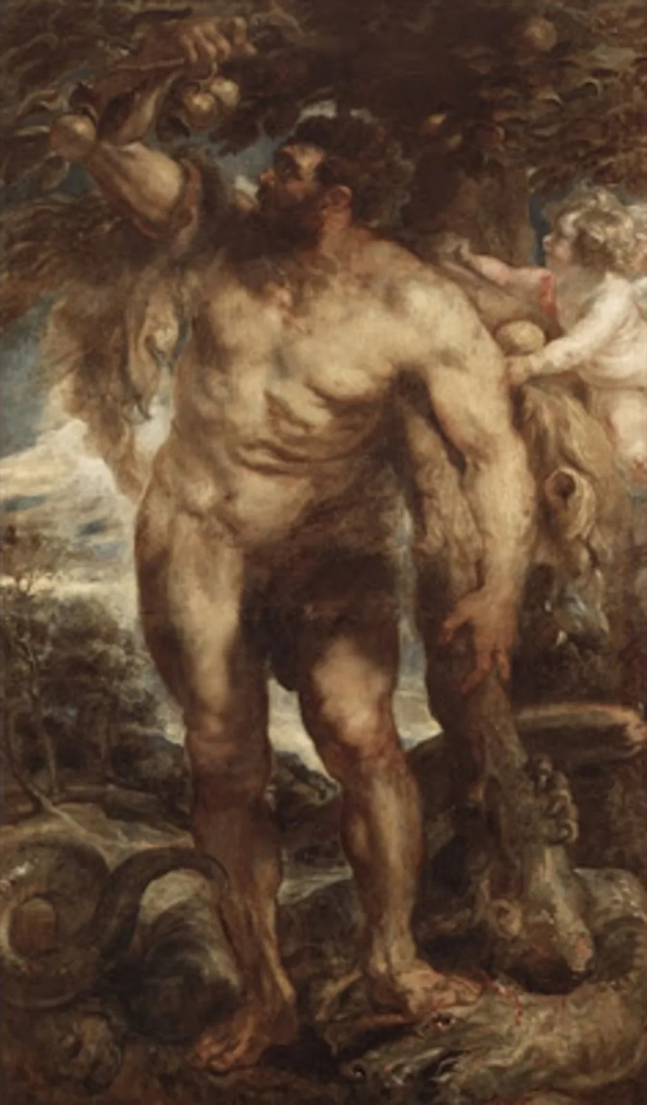 Hercules in the Garden of the Hesperides