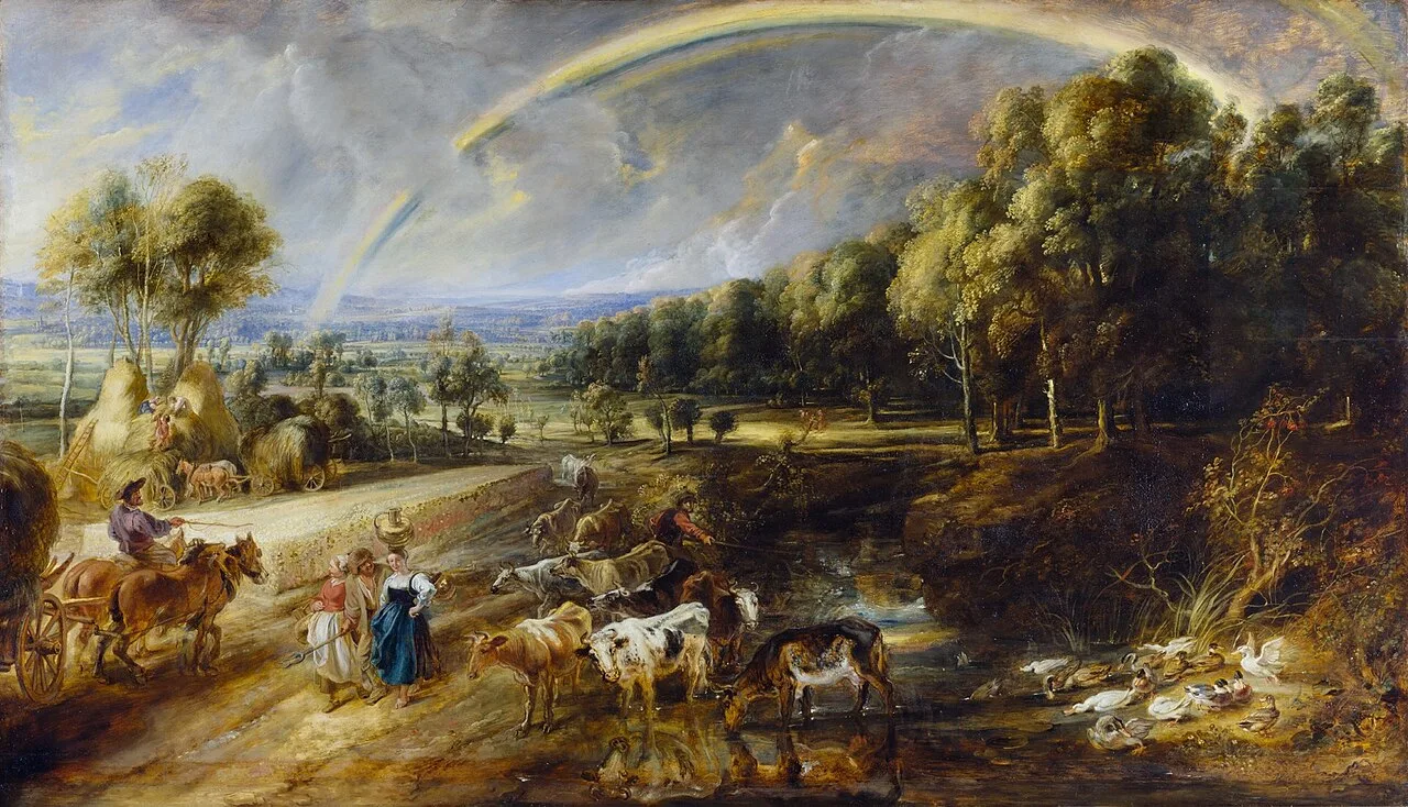 Landscape with a Rainbow (No. 3)