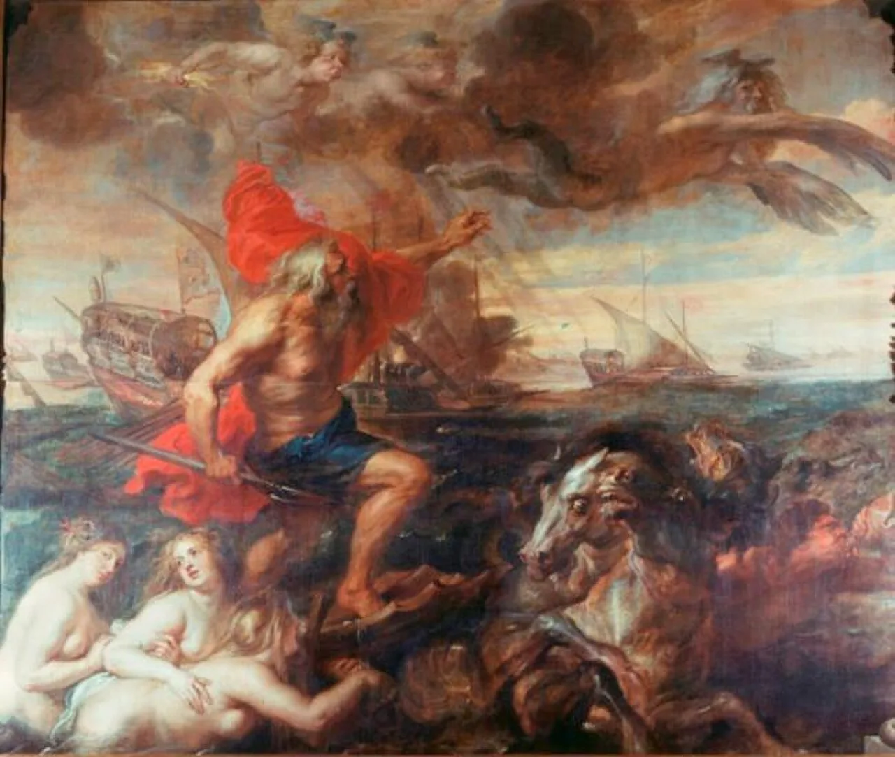 The voyage of the prince from Barcelona to Genoa