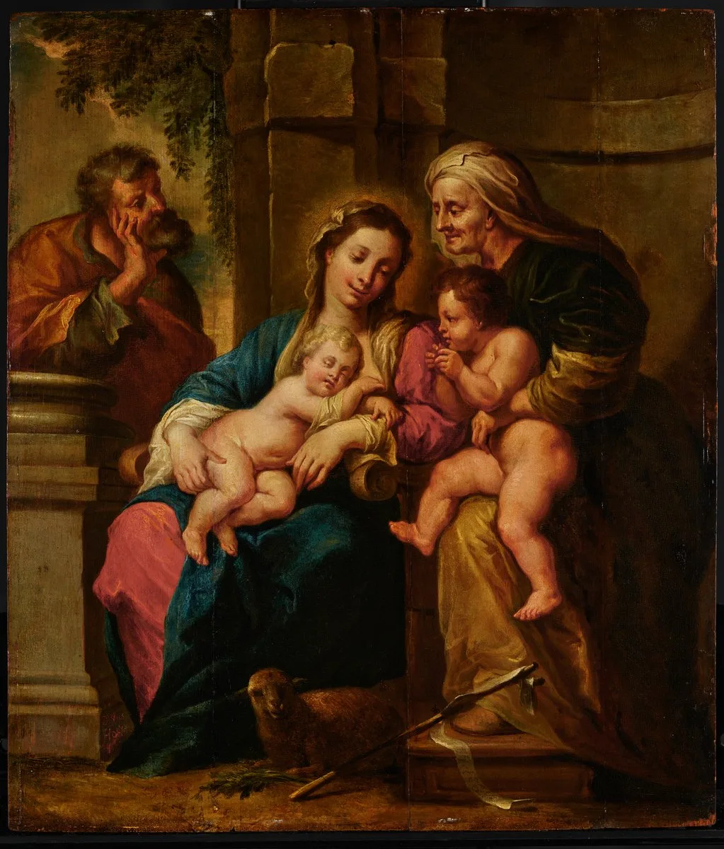 The Holy Family with Saint Elizabeth and the Infant Saint John the Baptist