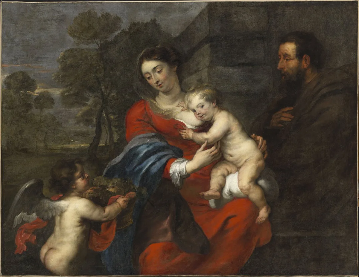 The Holy Family with an Angel