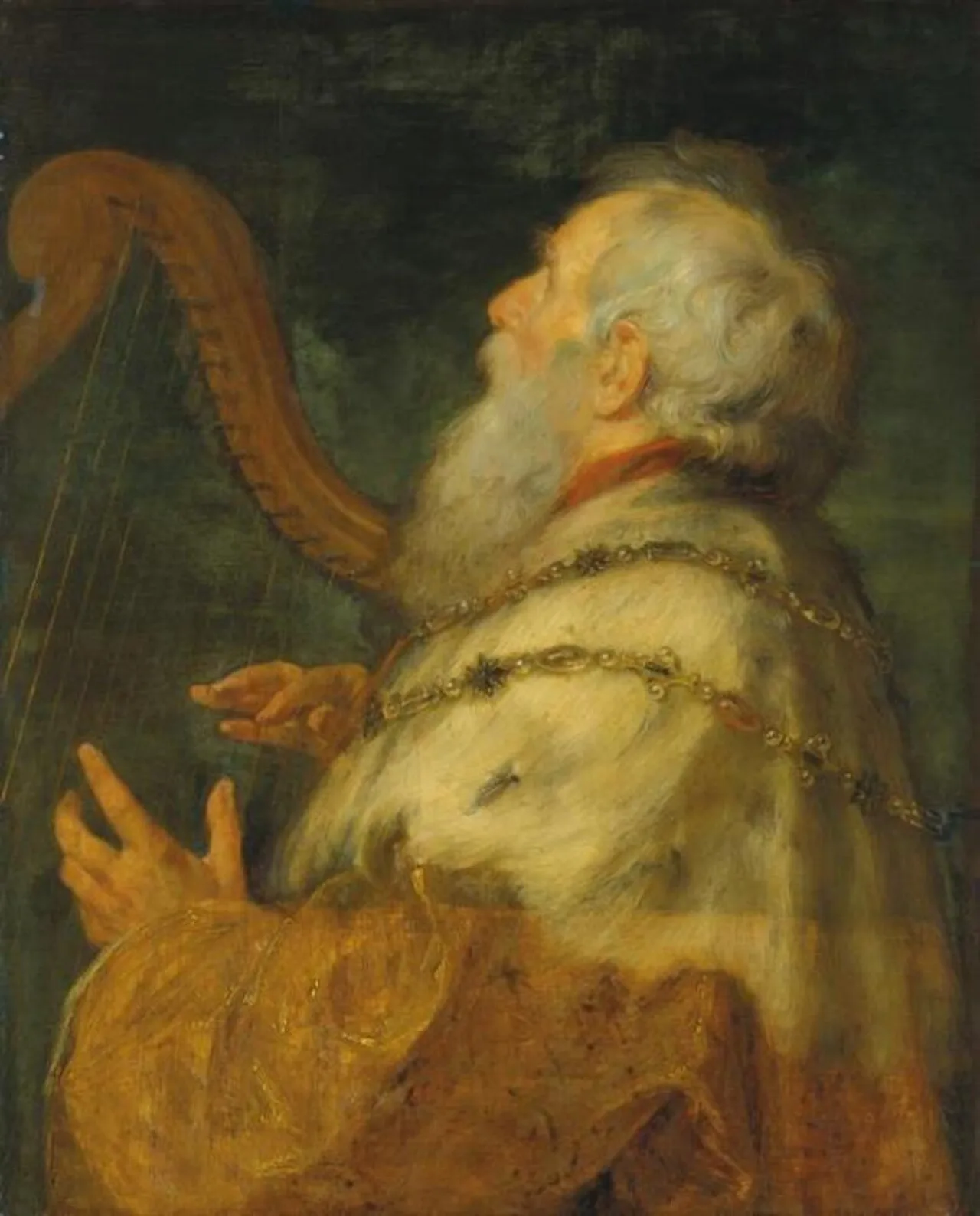 King David Playing the Harp (No. 1)