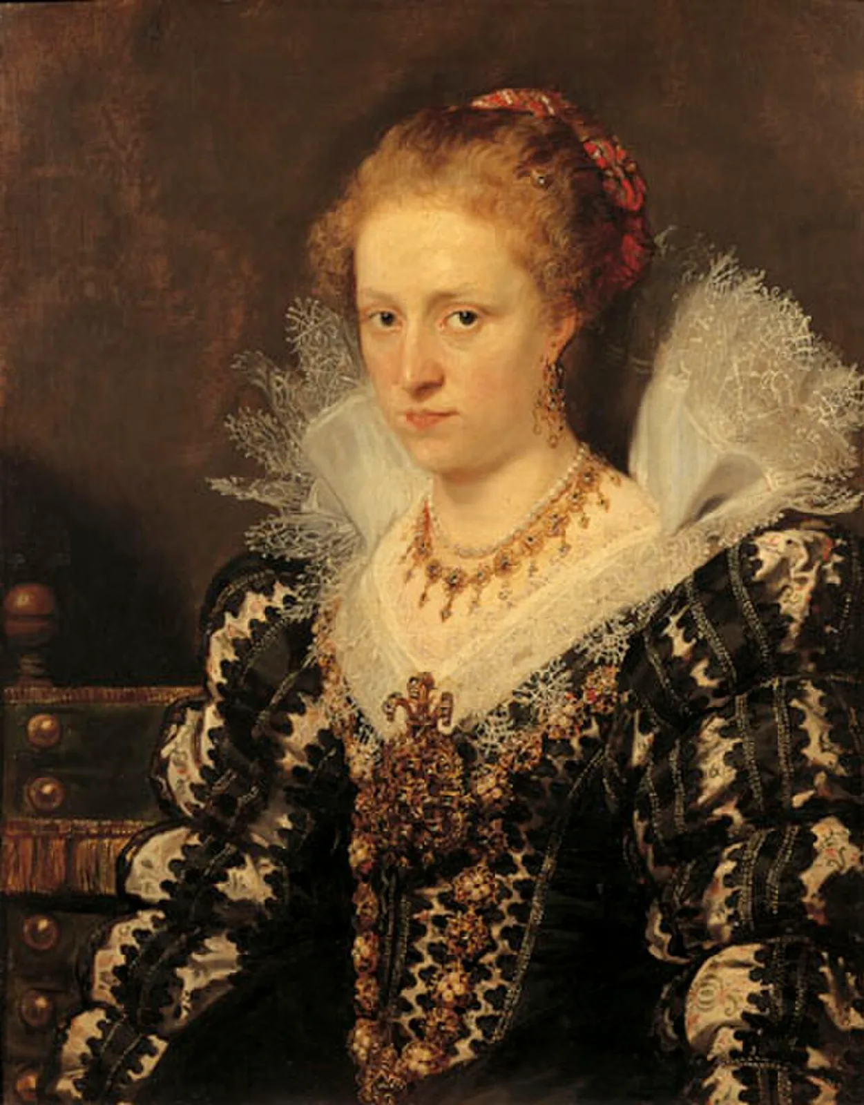 Portrait of Jacqueline van Caestre, wife of Jean Charles de Cordes