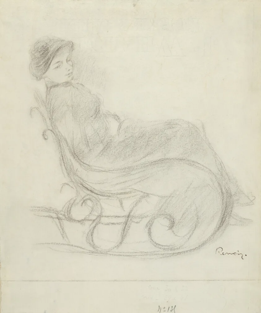 Woman Seated in a Chair (recto); Woman in a Chair, Seen from the Back (verso)