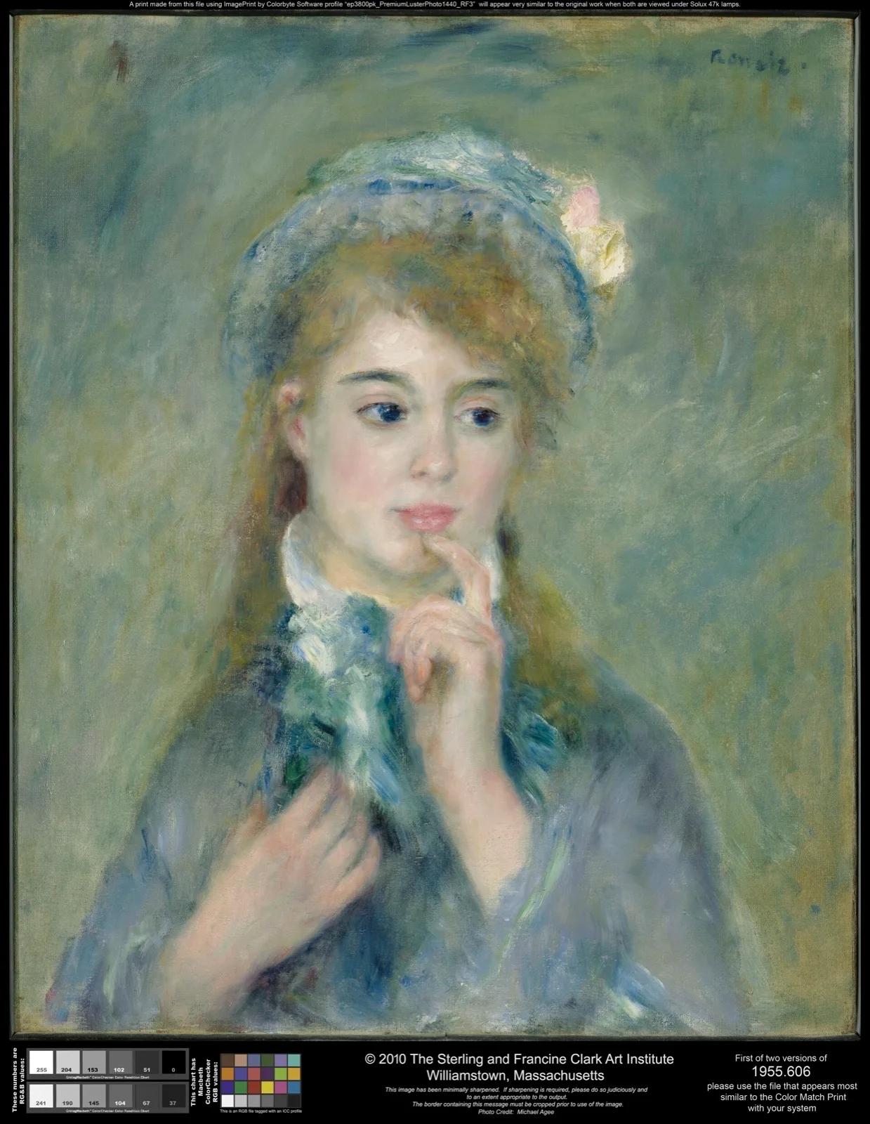 Portrait of a Young Woman (L'Ingenue)