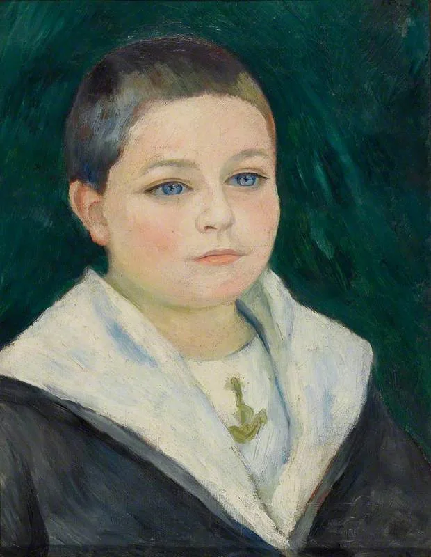 Léon Goujon in Sailor-Suit