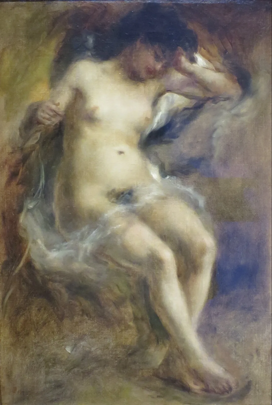 Nu assis (No. 1)