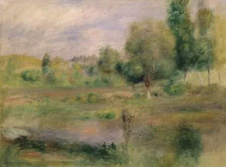 Paysage, le lac