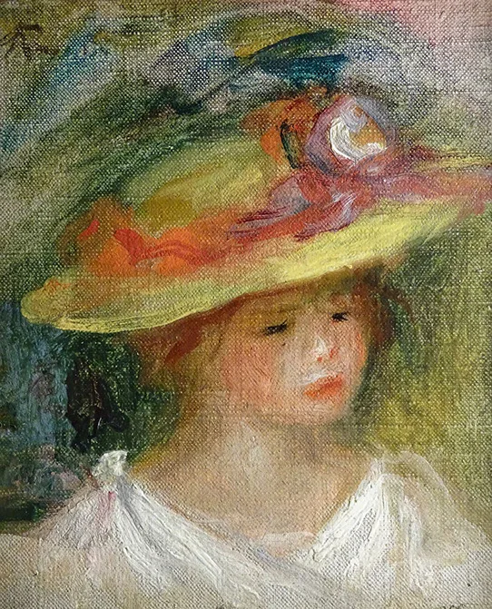Portrait of a child in a Hat
