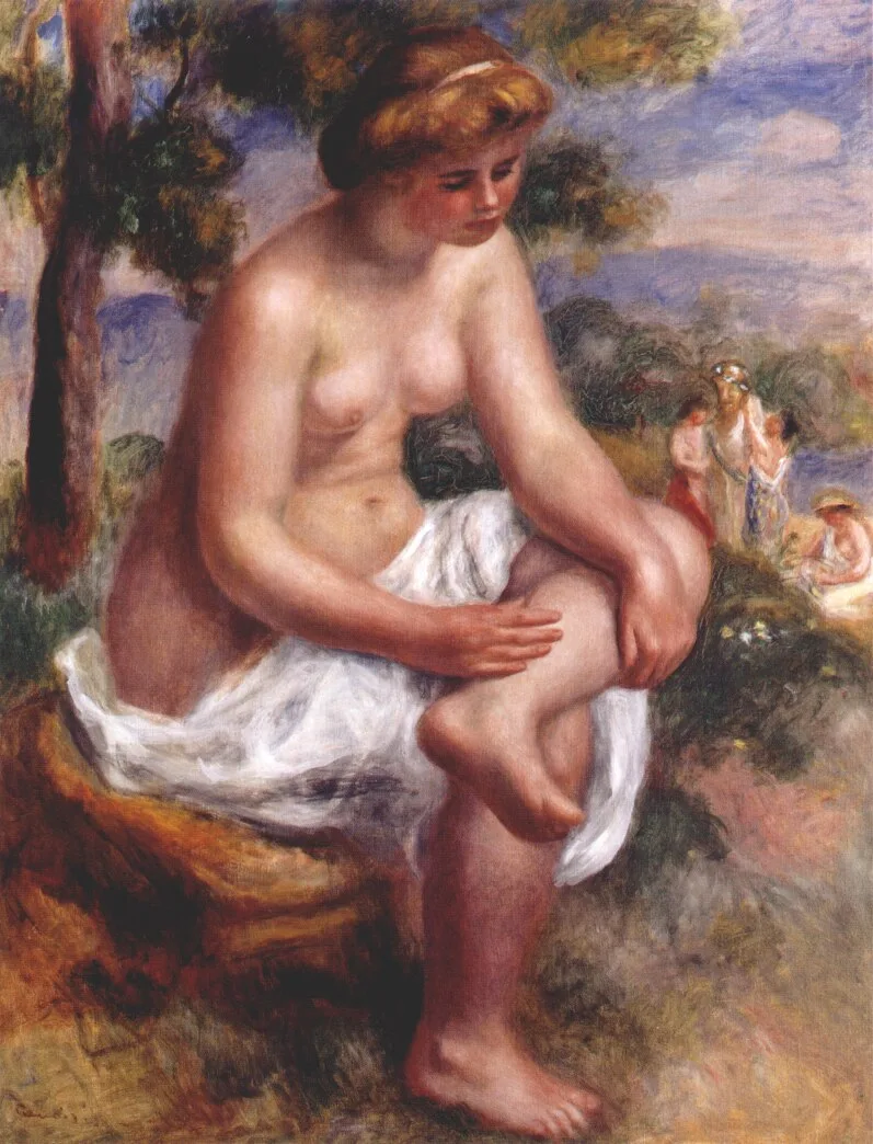 Bather Seated in a Landscape, Called Eurydice