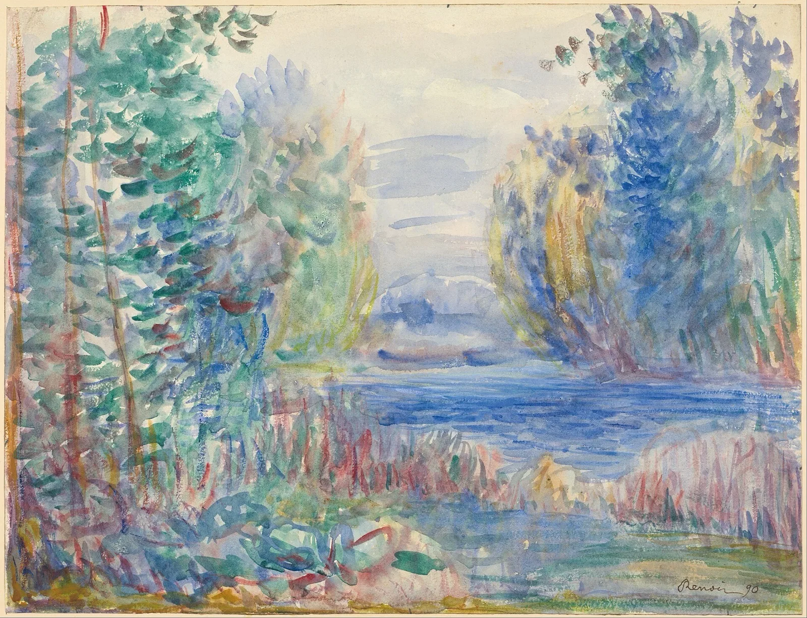 River Landscape (No. 1)