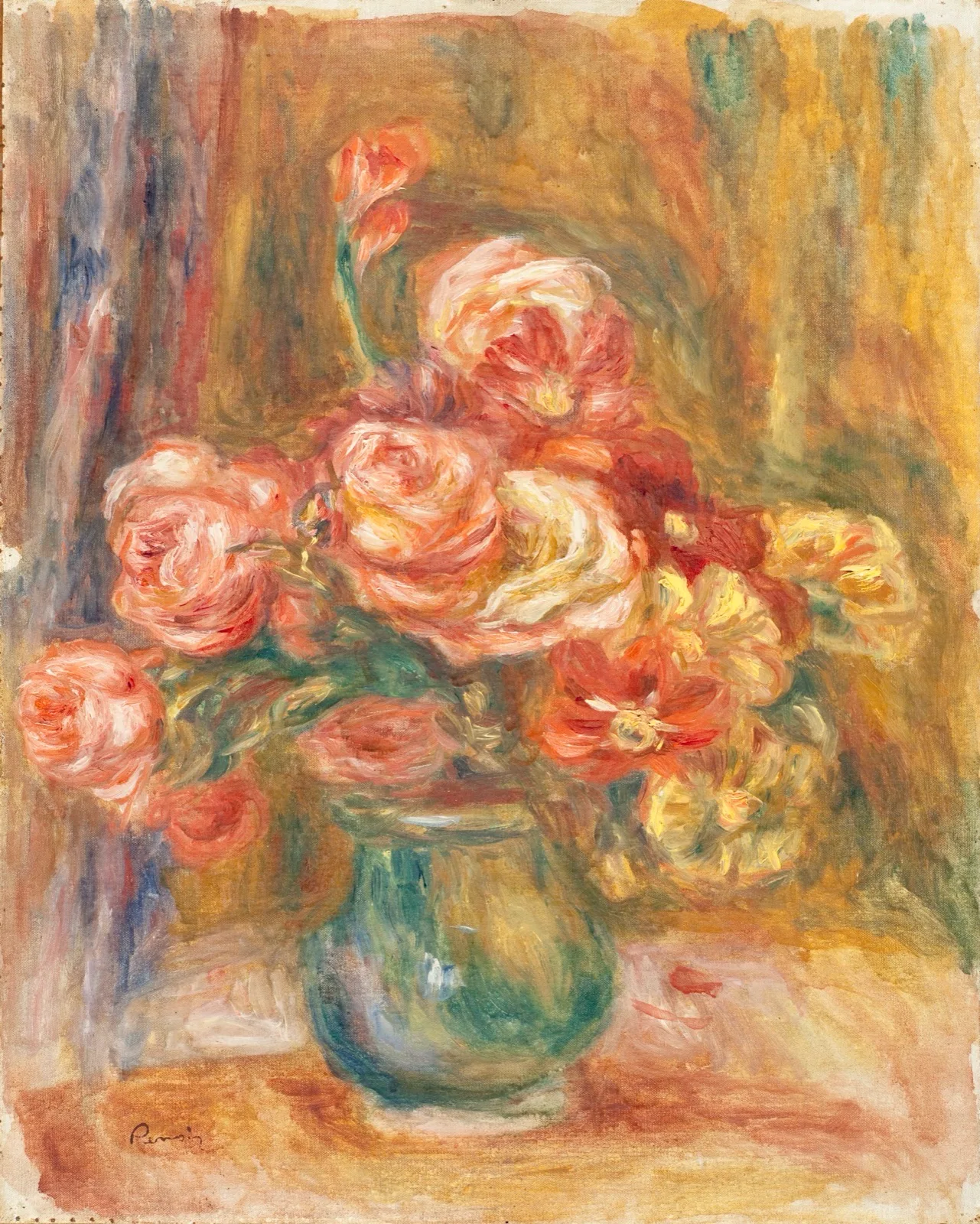 Vase of Roses
