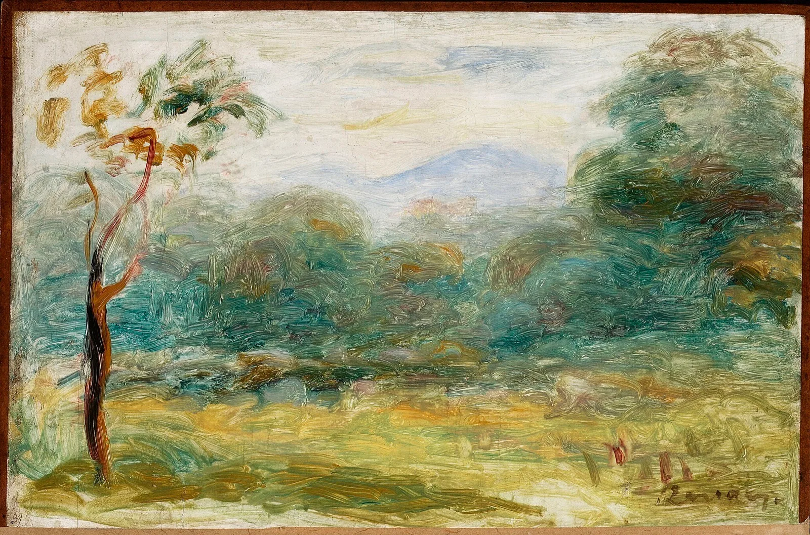Landscape in Southern France (Cagnes).