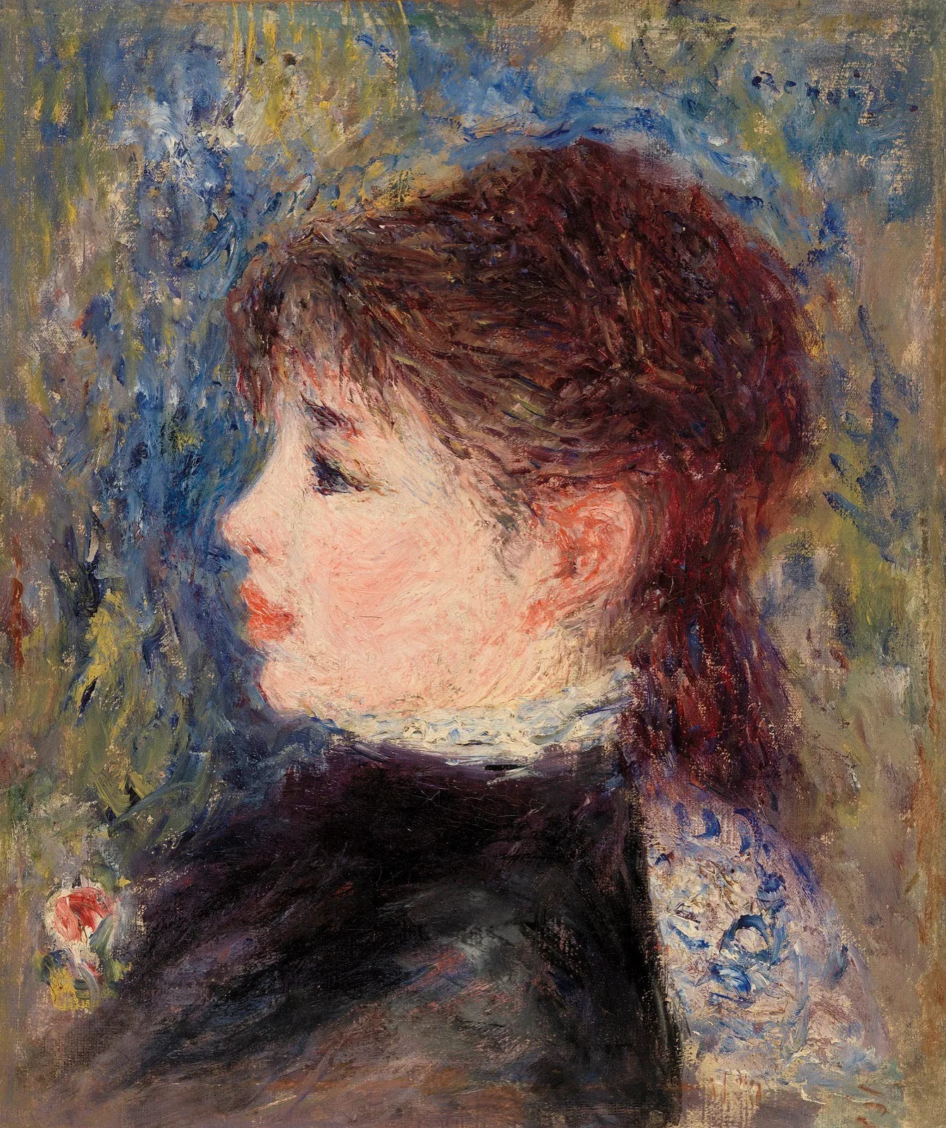 Young Woman with Rose (Jeune fille à la rose) (No. 1)